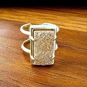 Kendra Scott Lennox Gold Drusy Ring
